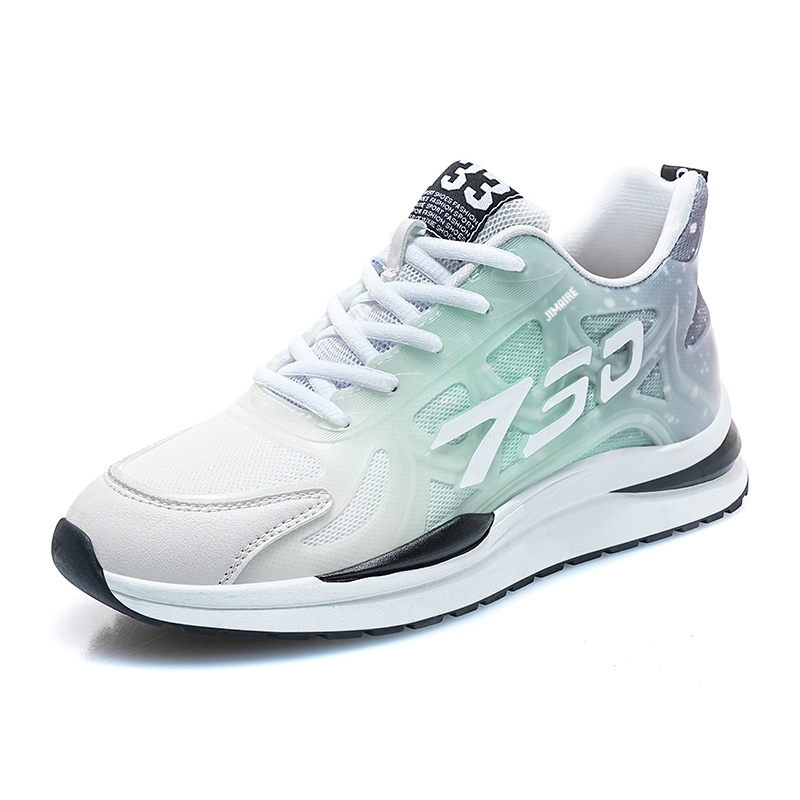 

Низкие повседневные туфли мужские King Jinmai, White Green