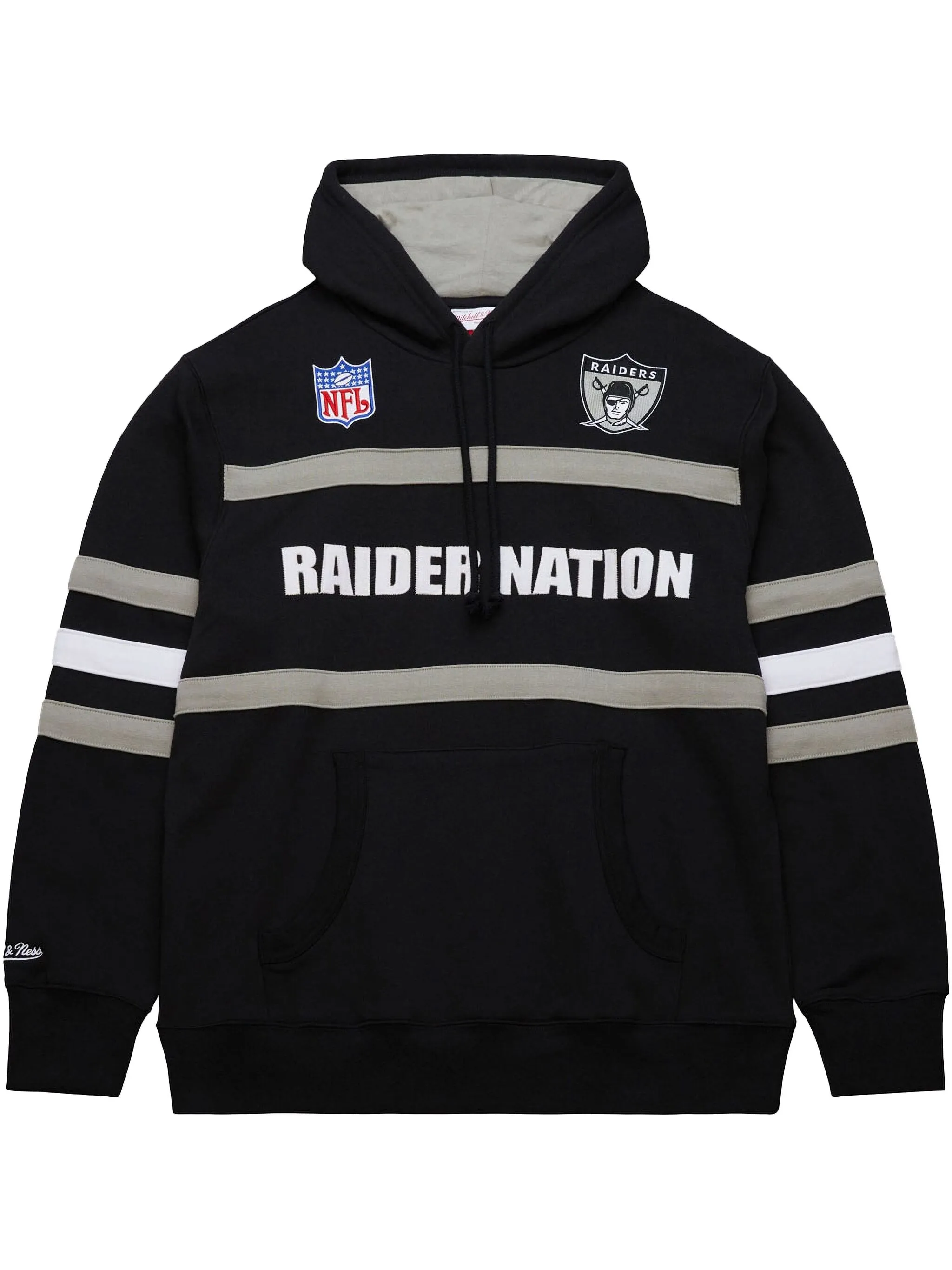 

Худи NFL Head Coach Vintage Logo Raiders Mitchell & Ness, черный