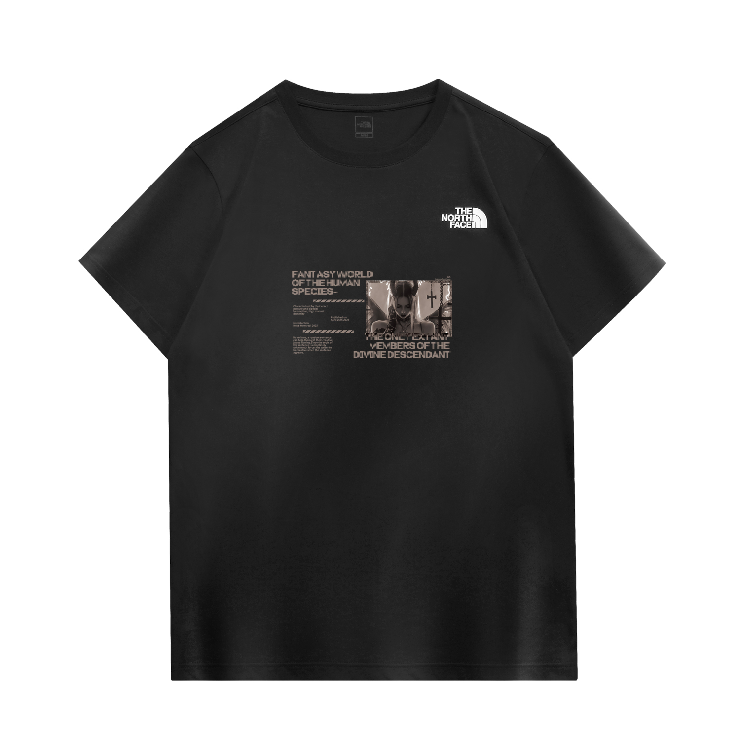 

THE NORTH FACE Футболка унисекс черная, Черный, THE NORTH FACE Футболка унисекс черная