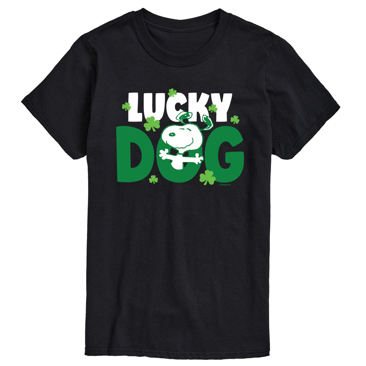 

Мужская футболка Lucky Dog с арахисом Licensed Character