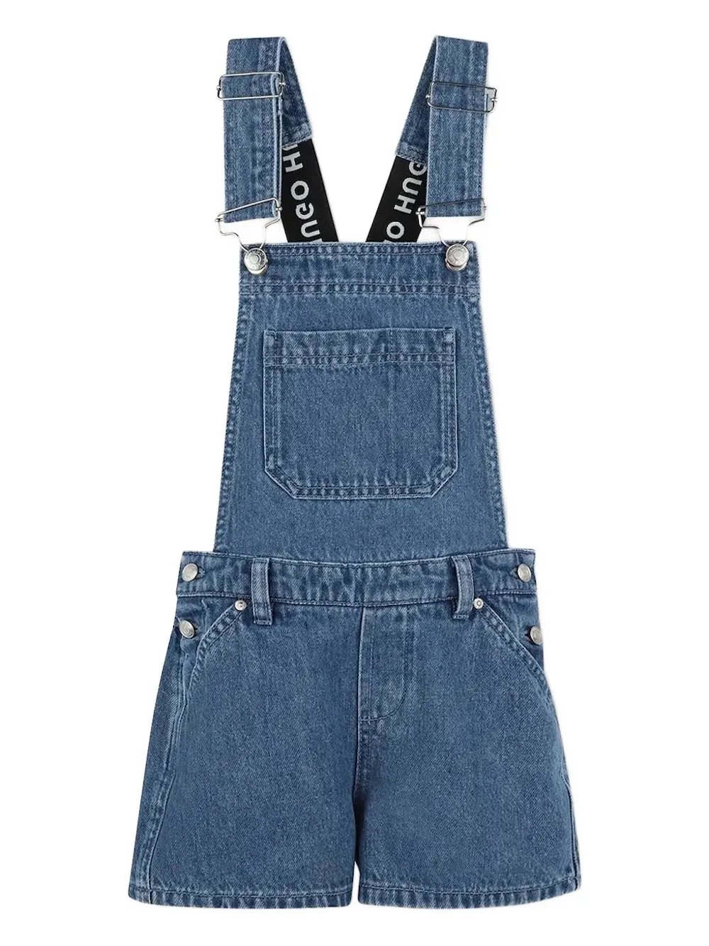 

Джинсовый комбинезон с логотипом HUGO, синий