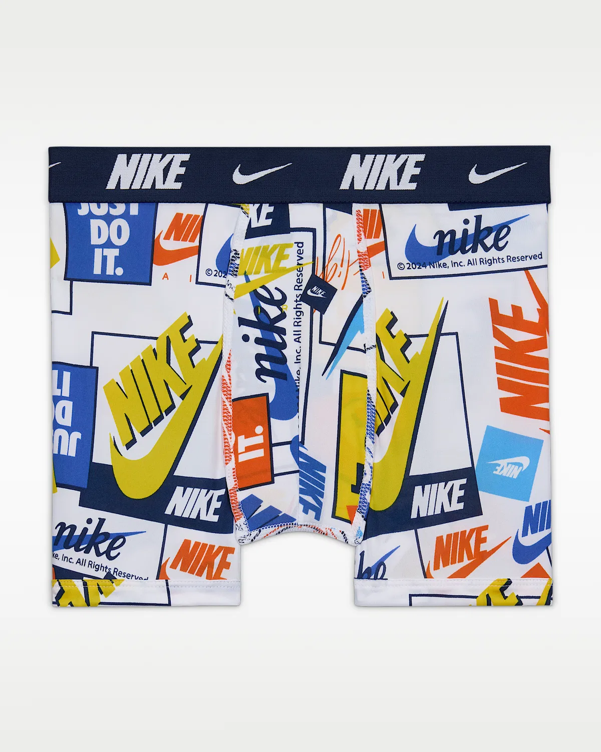 Большие детские боксеры Dri-FIT с принтом (2 шт.) Nike, White — фото 2