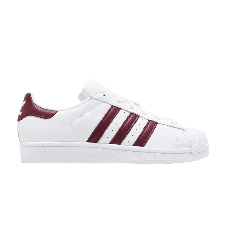 

Кроссовки Adidas Wmns Superstar 'White Maroon', белый