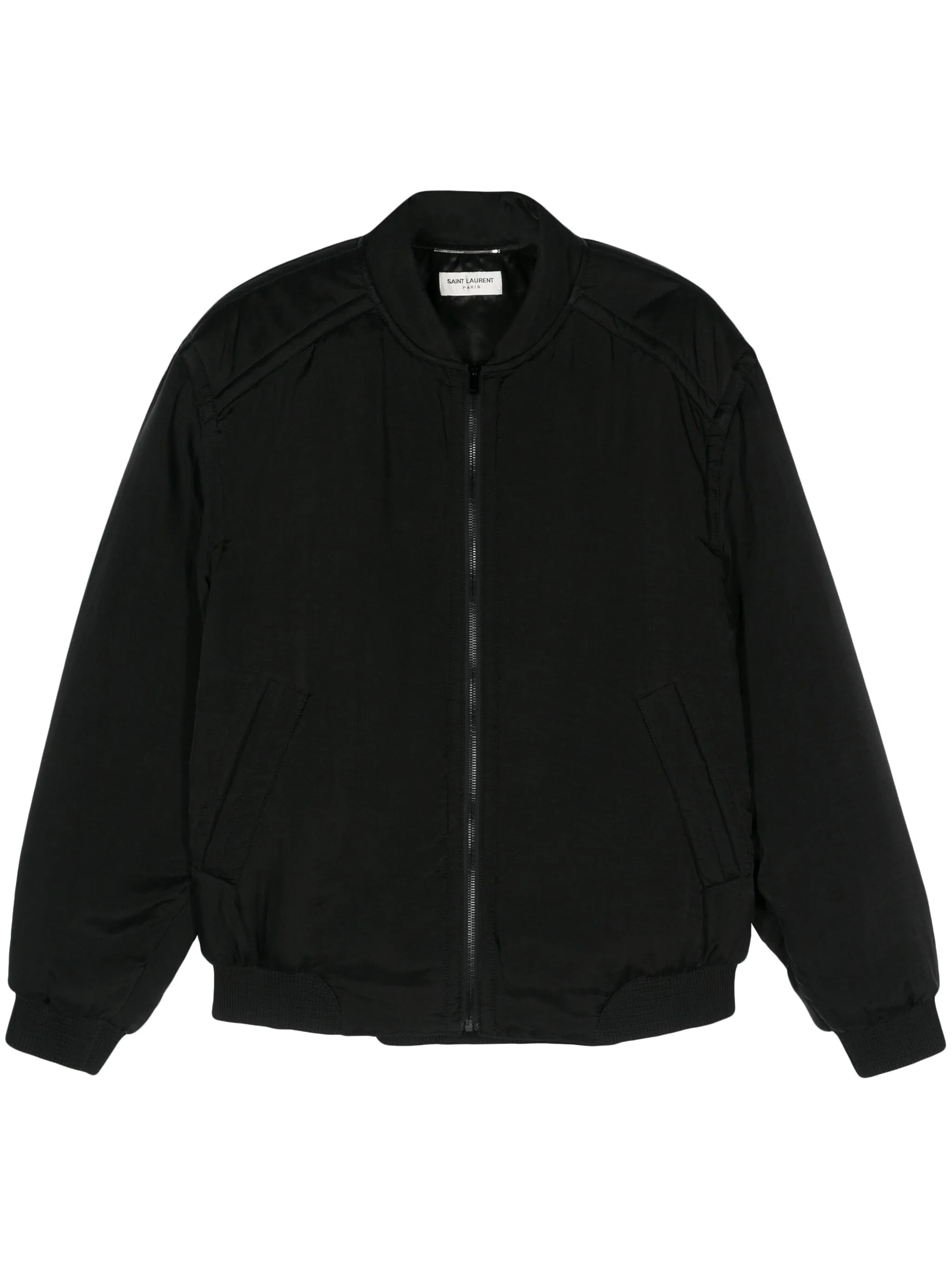 Бомбер-пуховик Teddy Saint Laurent, черный