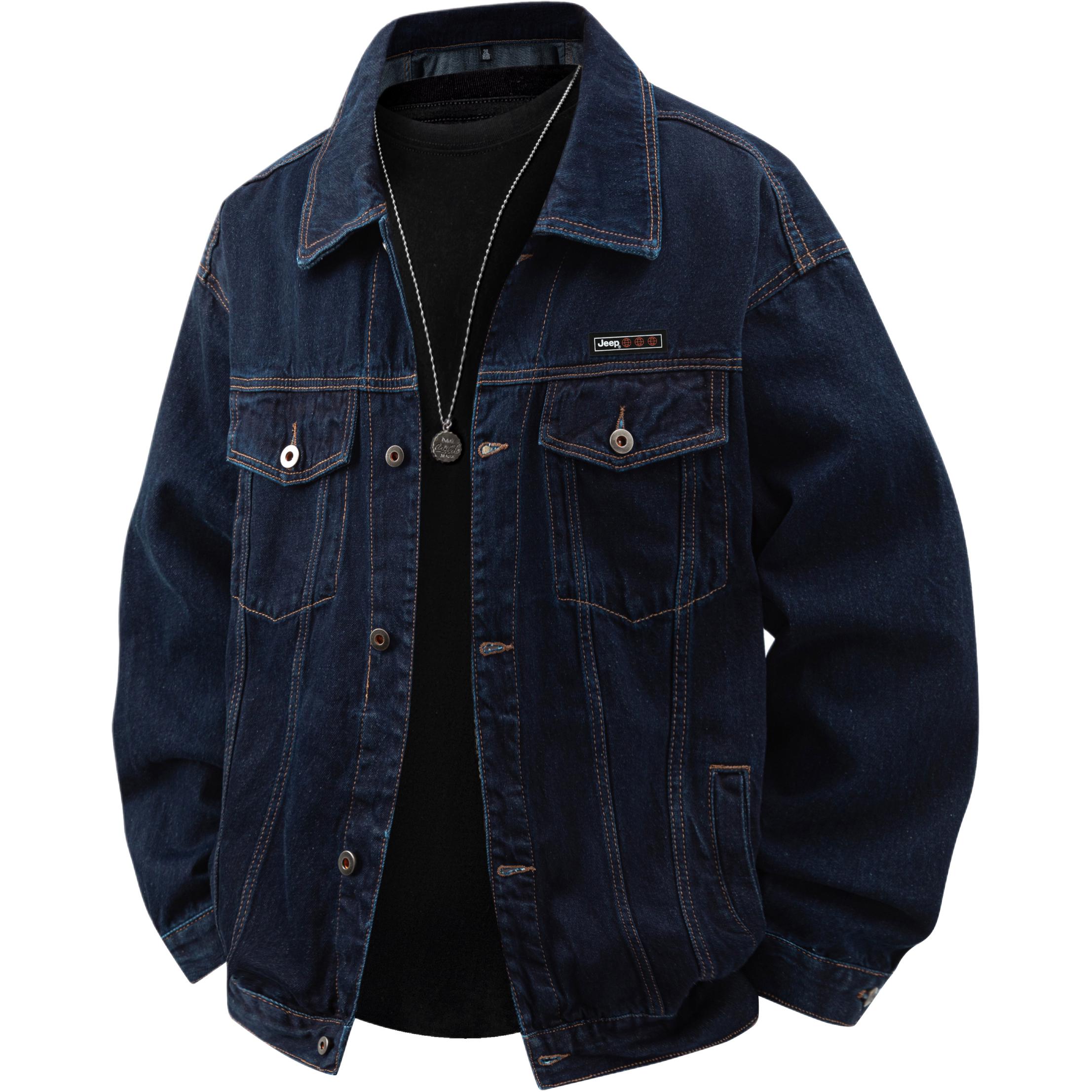 

Классическая джинсовая куртка Unisex Jeep, original denim синий