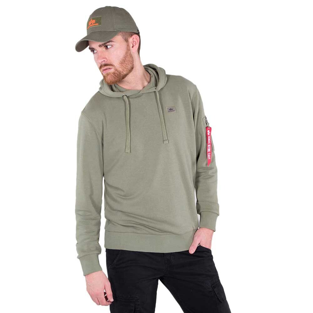 

Худи Alpha Industries X-Fit, зеленый