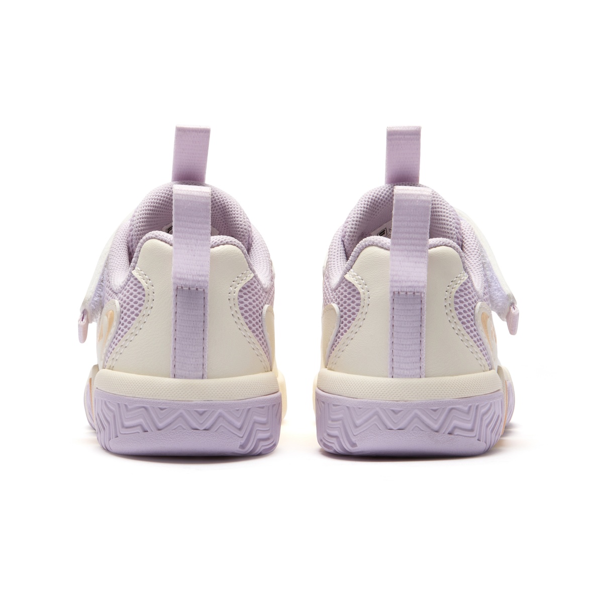 Классические детские баскетбольные кроссовки baby FILA KIDS, светло-лавандовый/белый — фото 3