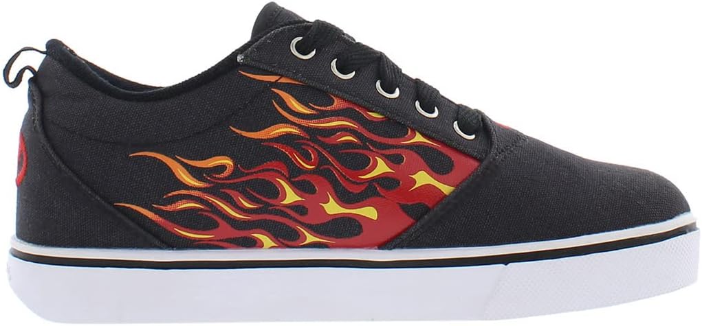Heelys Унисекс Детские кроссовки Pro 20 с принтами (младший ребенок/старший ребенок/взрослый), черный/красный — фото 2