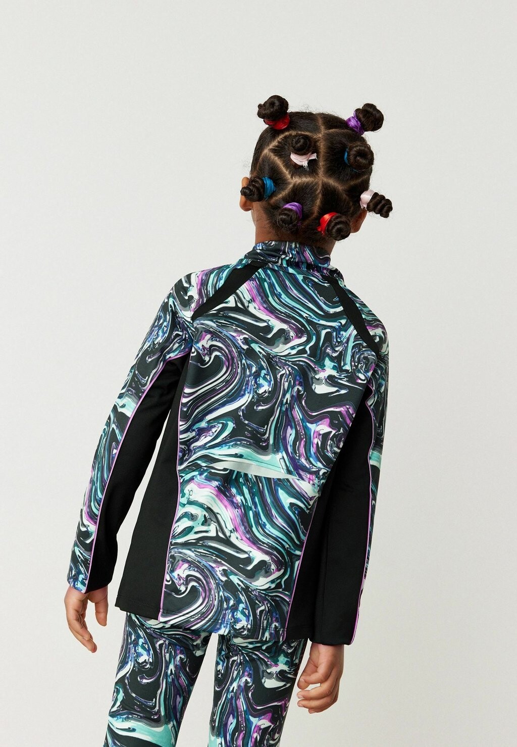 

Спортивная куртка Through Standard Next, цвет pink blue black marble swirl