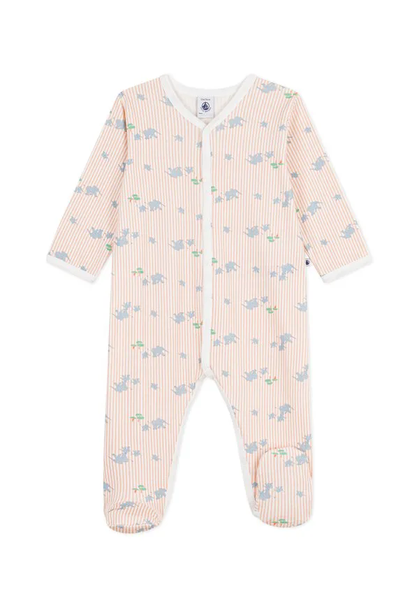Пижама унисекс Petit Bateau, Marshmallow/Multico