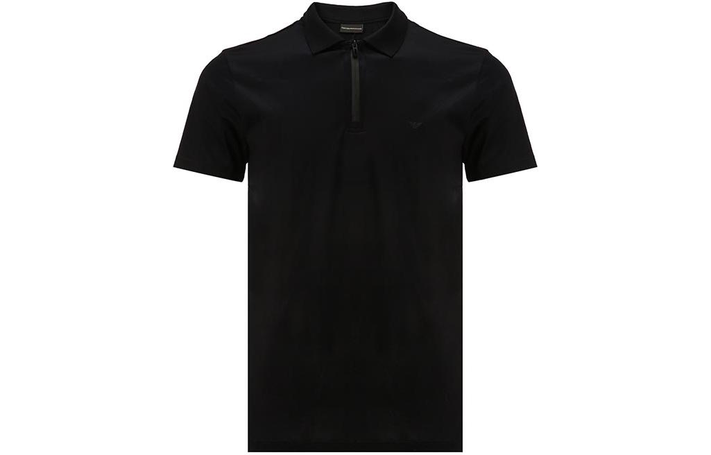 

EMPORIO ARMANI Рубашка-поло мужская черная