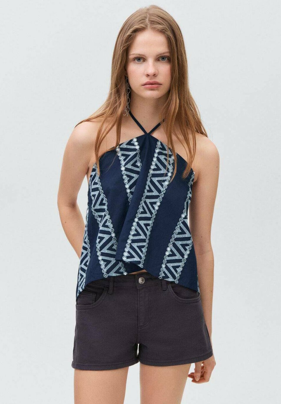 

Топ MIRRORT Mango Kids, цвет Marineblauw