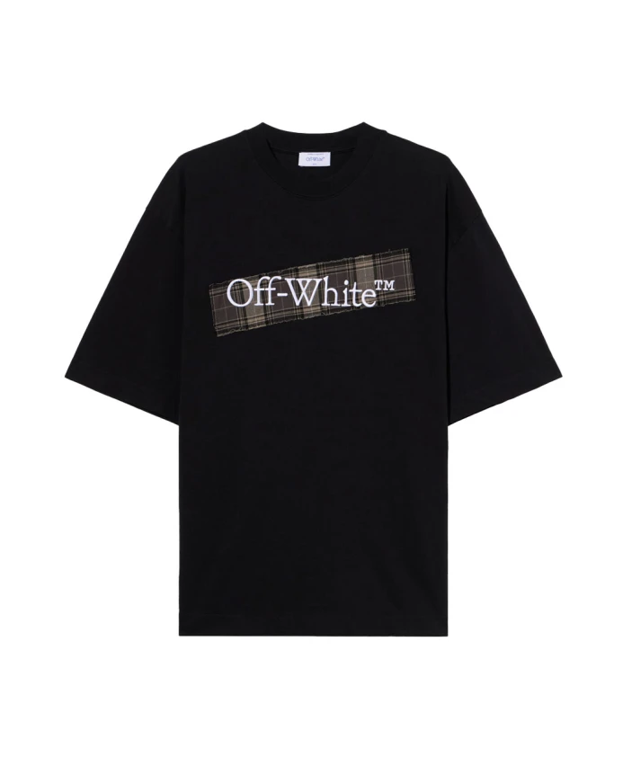 

Футболка с диагональным логотипом скейтборда Off White, черный