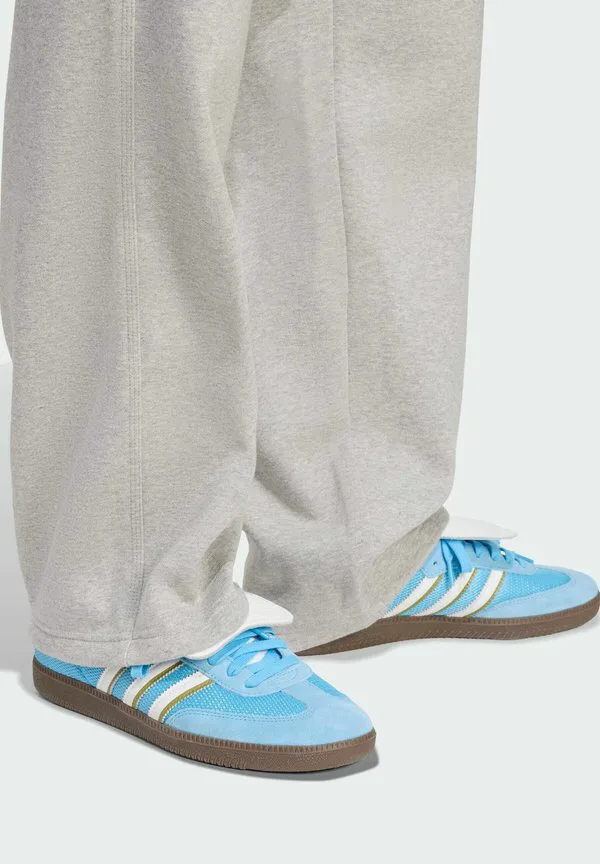 Свободные спортивные штаны унисекс Adidas Originals, Medium Grey Heather White — фото 4