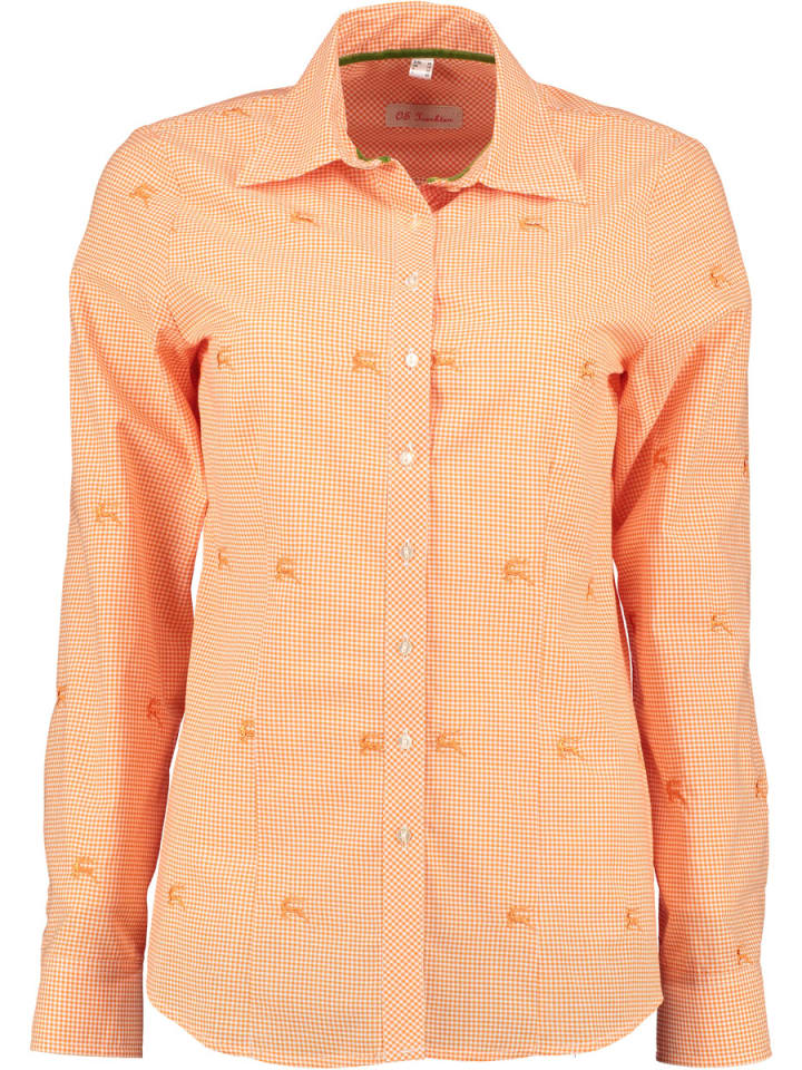 

Традиционная блузка Олони оранжевого цвета OS-Trachten