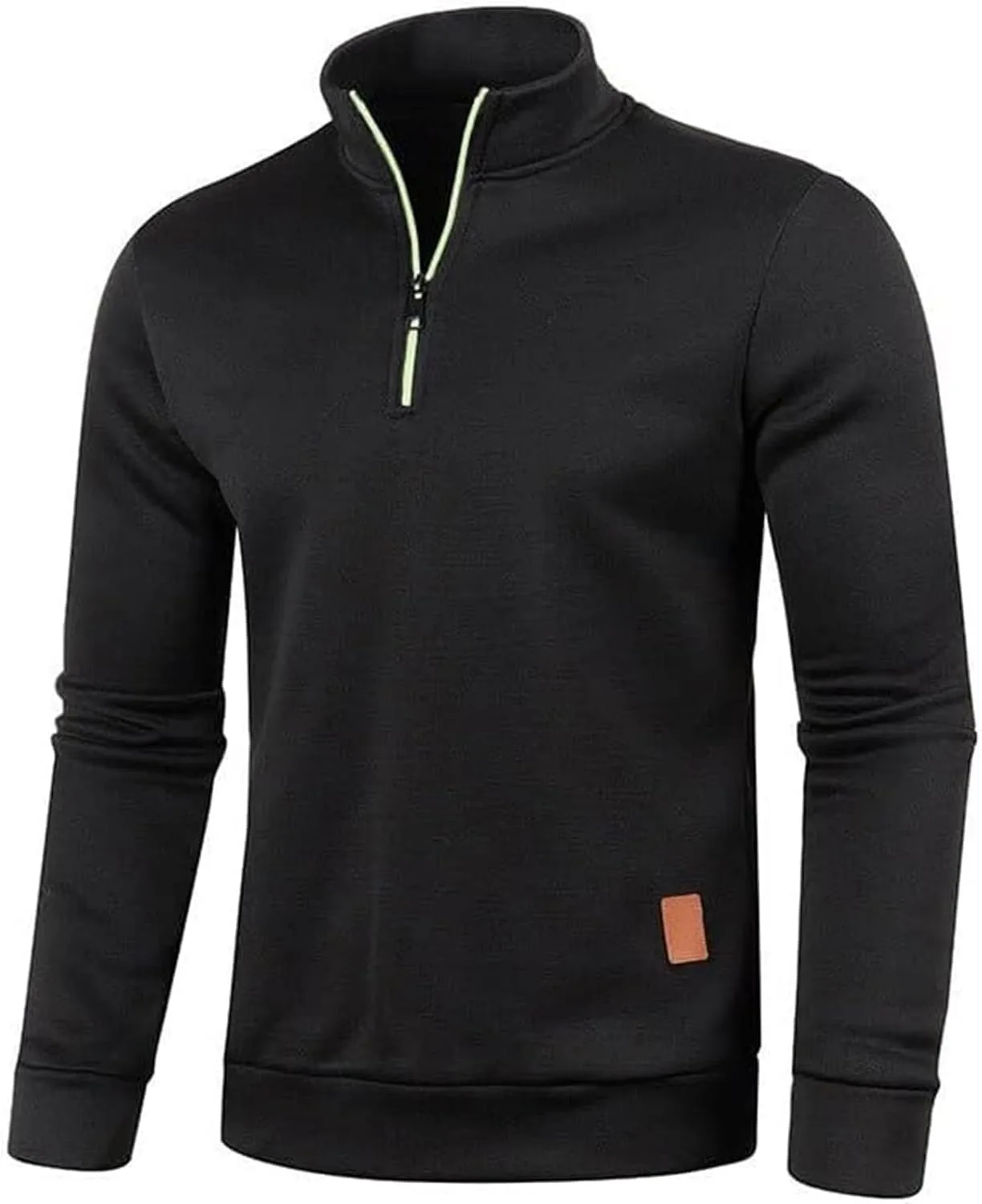 

Полузип пуловер мужской без капюшона Solid Work Oversize CYXZX