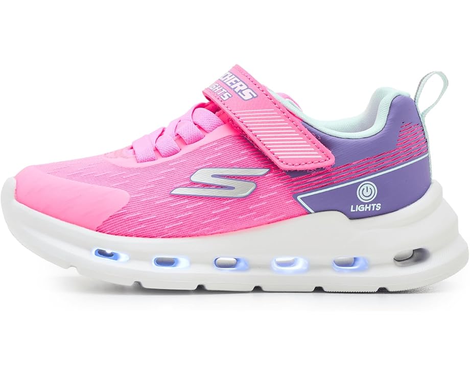 Детские кроссовки Skechers Glide-Step Lights 303730L (Little Kid/Big Kid) SKECHERS KIDS, Pink/Multi — фото 4