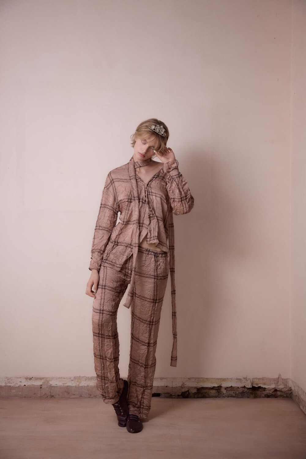 

Проверить брюки ZARA, розовый