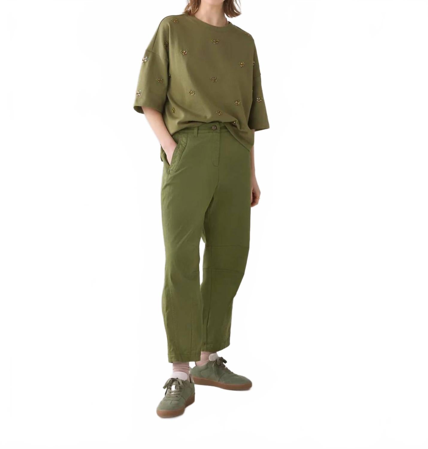 

Брюки Barrel-Fit в цвете Combat Green Summum