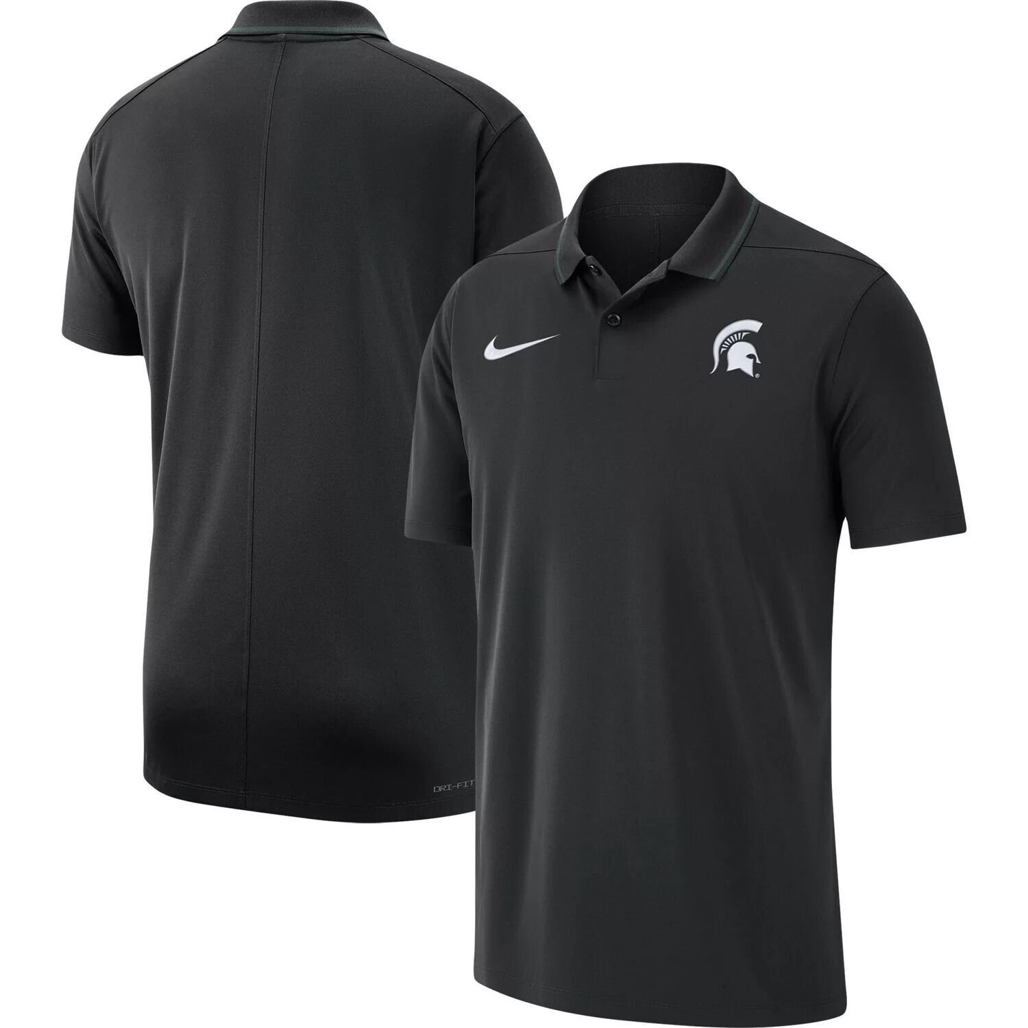 

Мужская черная команда Michigan State Spartans 2023 Coach Performance Polo Nike, Черный, Мужская черная команда Michigan State Spartans 2023 Coach Performance Polo Nike