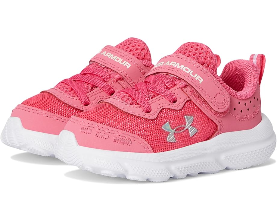 

Кроссовки Under Armour Kids Assert 10 Alternate Closure Sneaker, цвет Super Pink/White/Iridescent