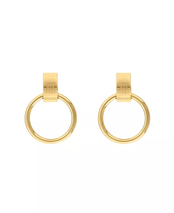 

Женские золотые серьги Tommy Hilfiger, gold-tone