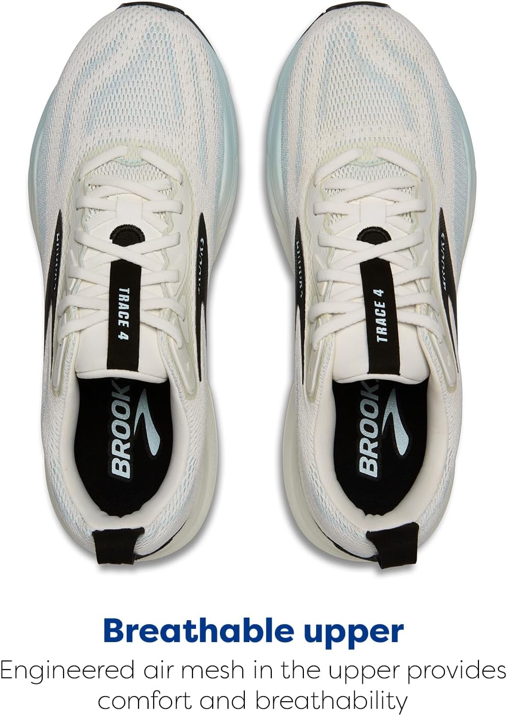 Мужские нейтральные беговые кроссовки Brooks Trace 4, черный/серый — фото 4