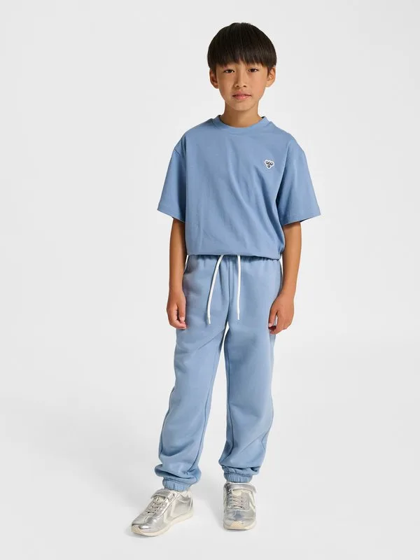 Спортивные штаны hummel hmljr свободного кроя с рисунком пчелы, Hummel, Faded Denim