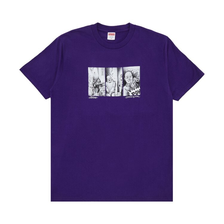 

Футболка Supreme Mister Cartoon Pow Tee, фиолетовый