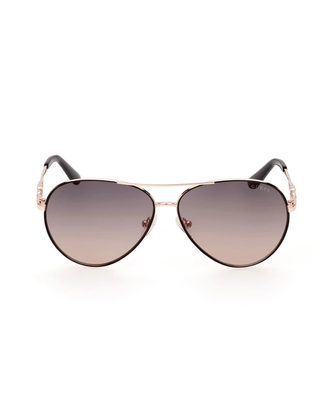 

Элегантные и изысканные солнцезащитные очки авиаторы Guess, желтый