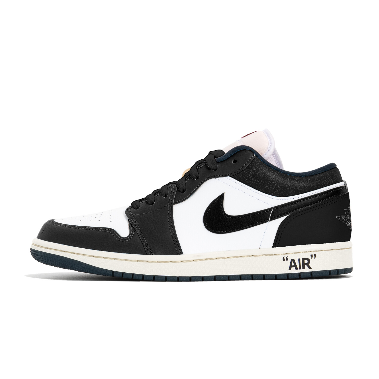 

Кроссовки Air Jordan 1 Vintage Basketball Shoes Men Low-top White, белый