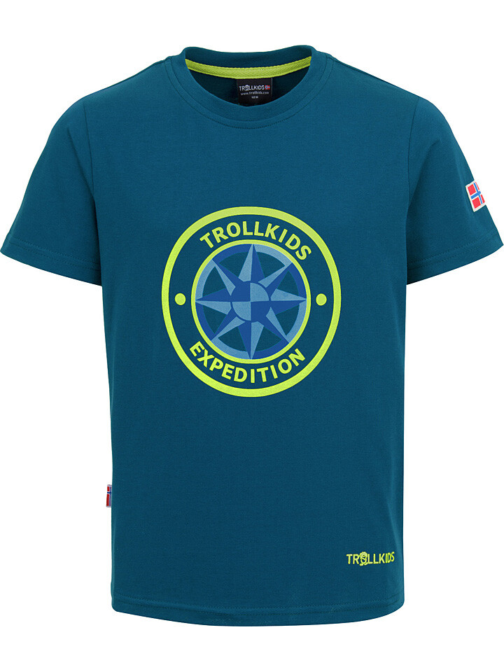 

Спортивная футболка Trollkids Windrose, синий