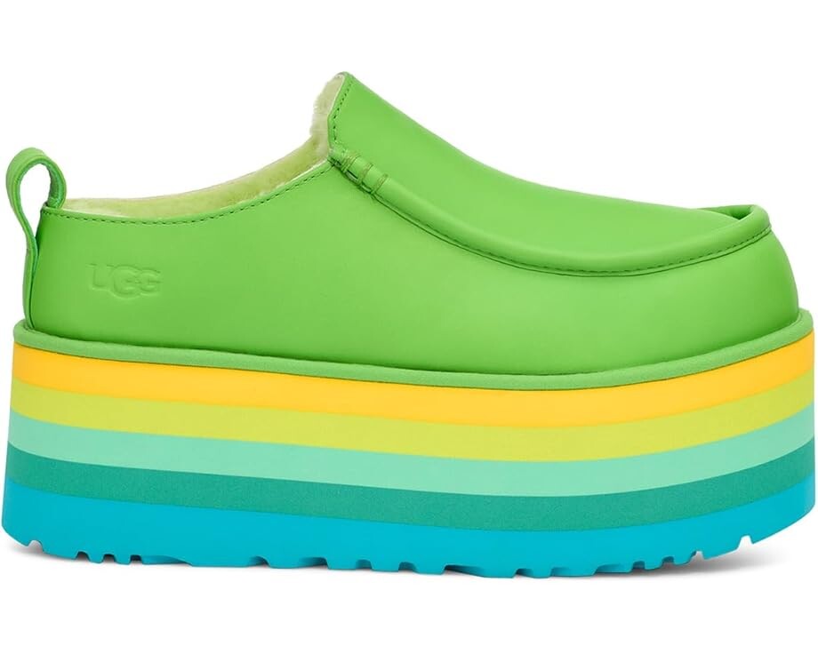 Лоферы UGG URseen Platform, цвет Green Multi — фото 4