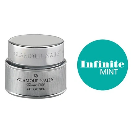 

Гель-лак Glamour Color Gel, мятный оттенок Infinite, 5 мл Vip