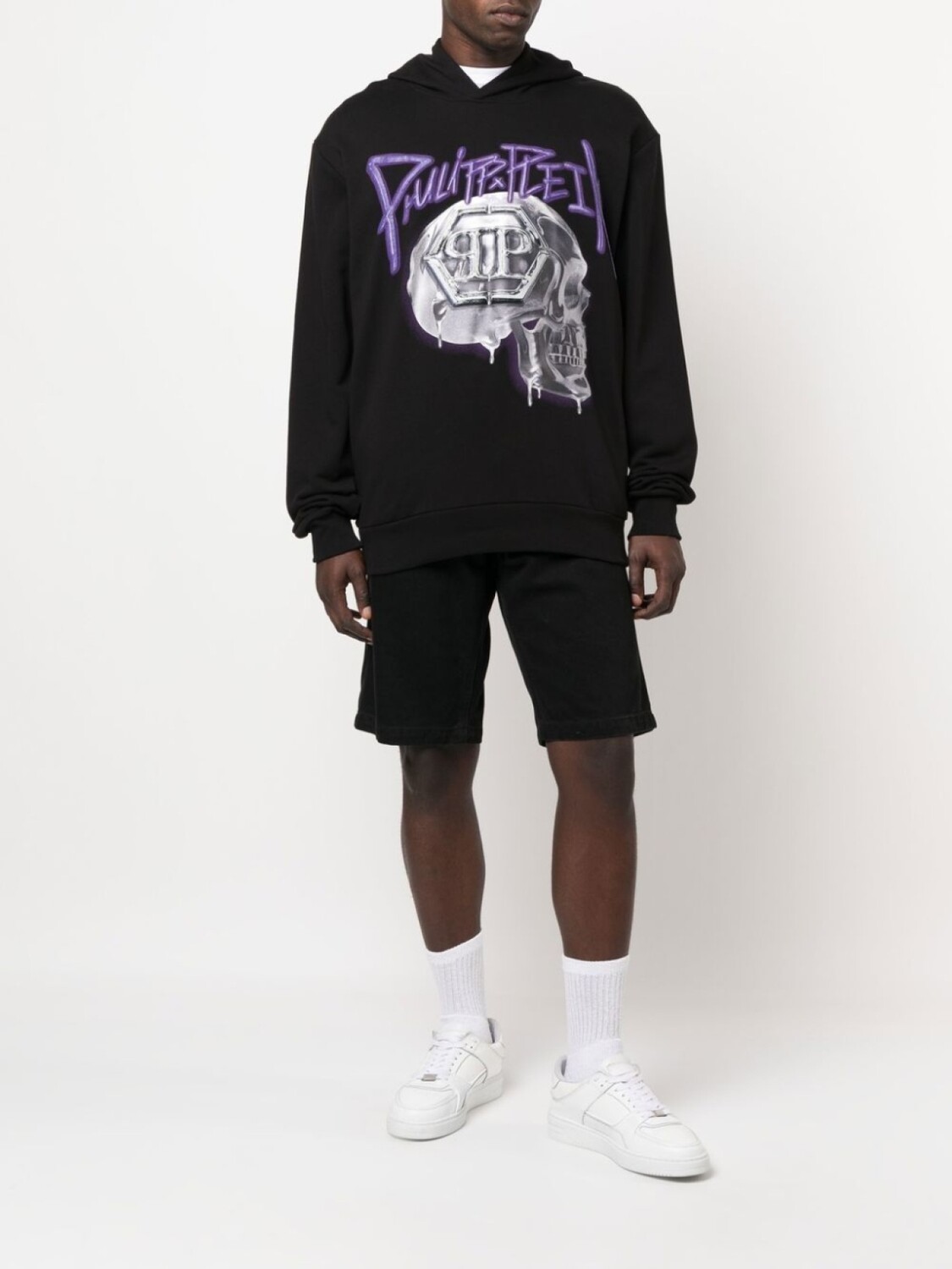 

Philipp Plein худи с принтом Skull, черный
