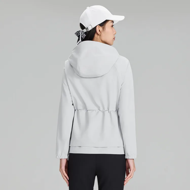 Женская одежда для гольфа PRO DESCENTE, LG-Light Gray — фото 4