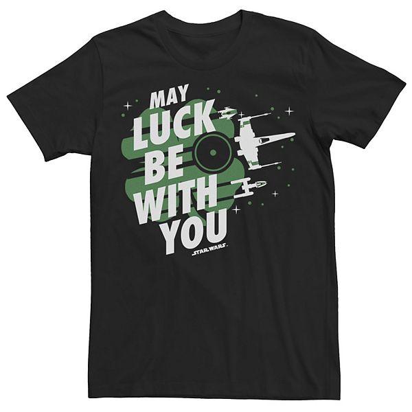 

Футболка Big & Tall Star Wars May Luck Be With You St Patty's Licensed Character