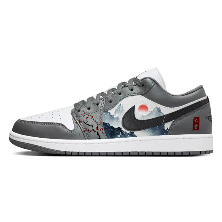 

Баскетбольные кроссовки Air 1 Vintage Unisex Low-Top Серый/Белый Jordan