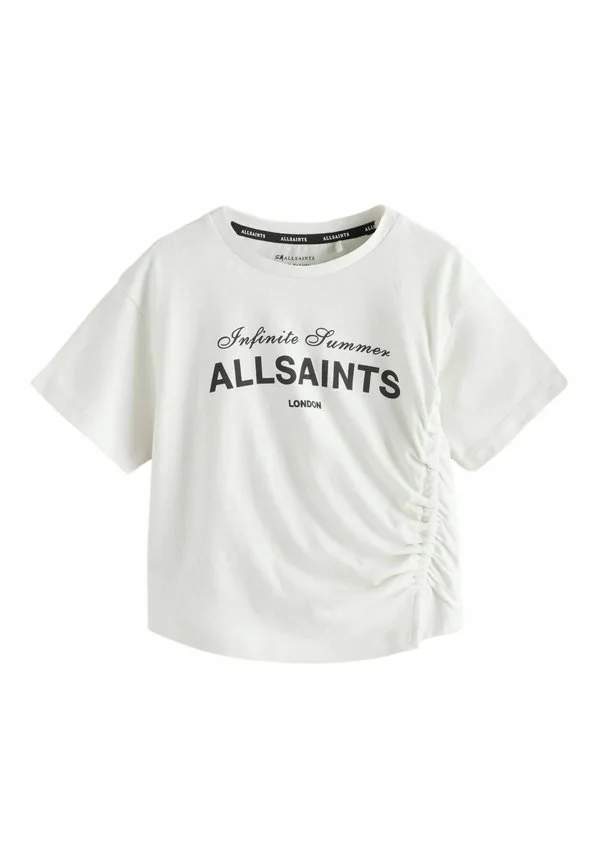 Футболка с графическим принтом и сборками по бокам Smallsaints, White Soleil