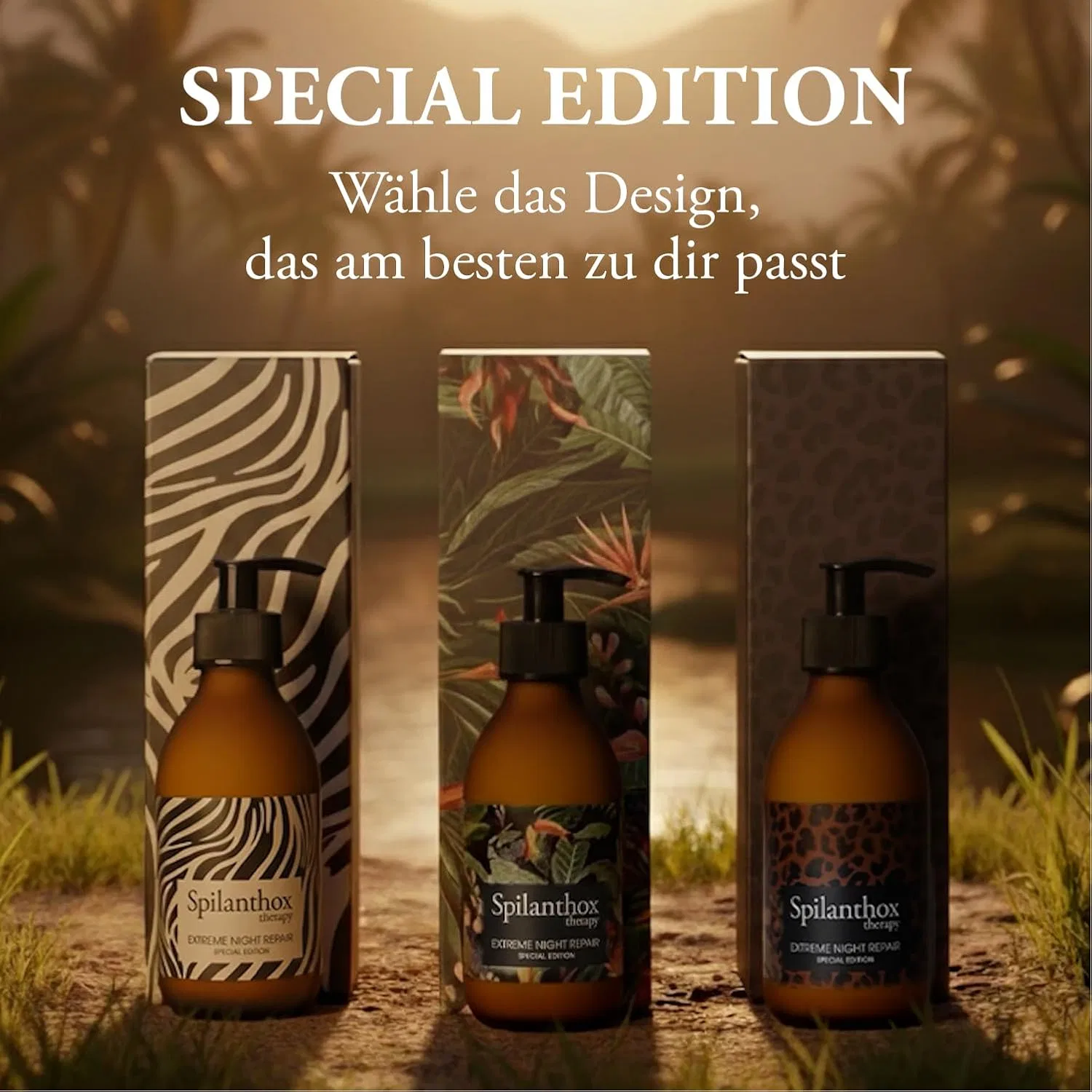 Крем для лица Spilanthox therapy — Ночной «Extreme Night Repair Special Edition Leopard» от — фото 2