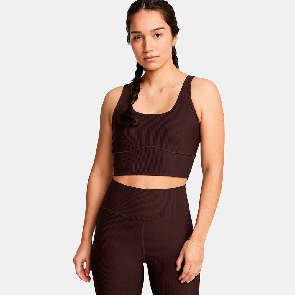 

Футболка Under Armour Meridian Rib Crop, коричневый