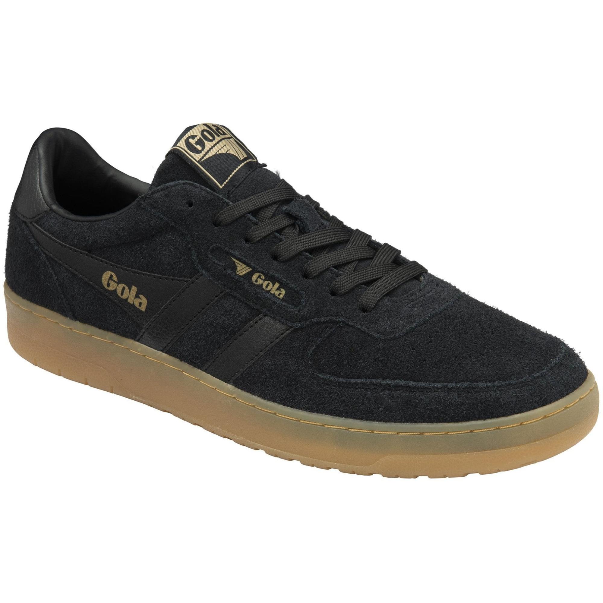 Мужские классические кроссовки Hawk Suede '86 Gola, Black/Gum — фото 2
