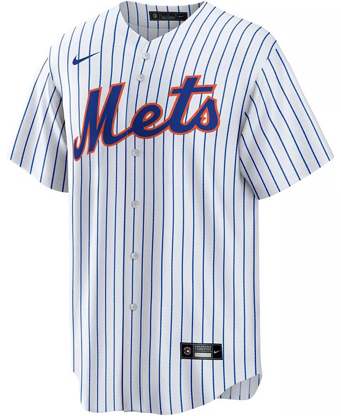Мужская реплика джерси игрока Francisco Lindor New York Mets Nike, синий — фото 3