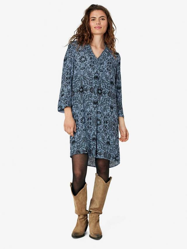 

Платье-туника louise с цветочным принтом Noa Noa, цвет Blue/Black
