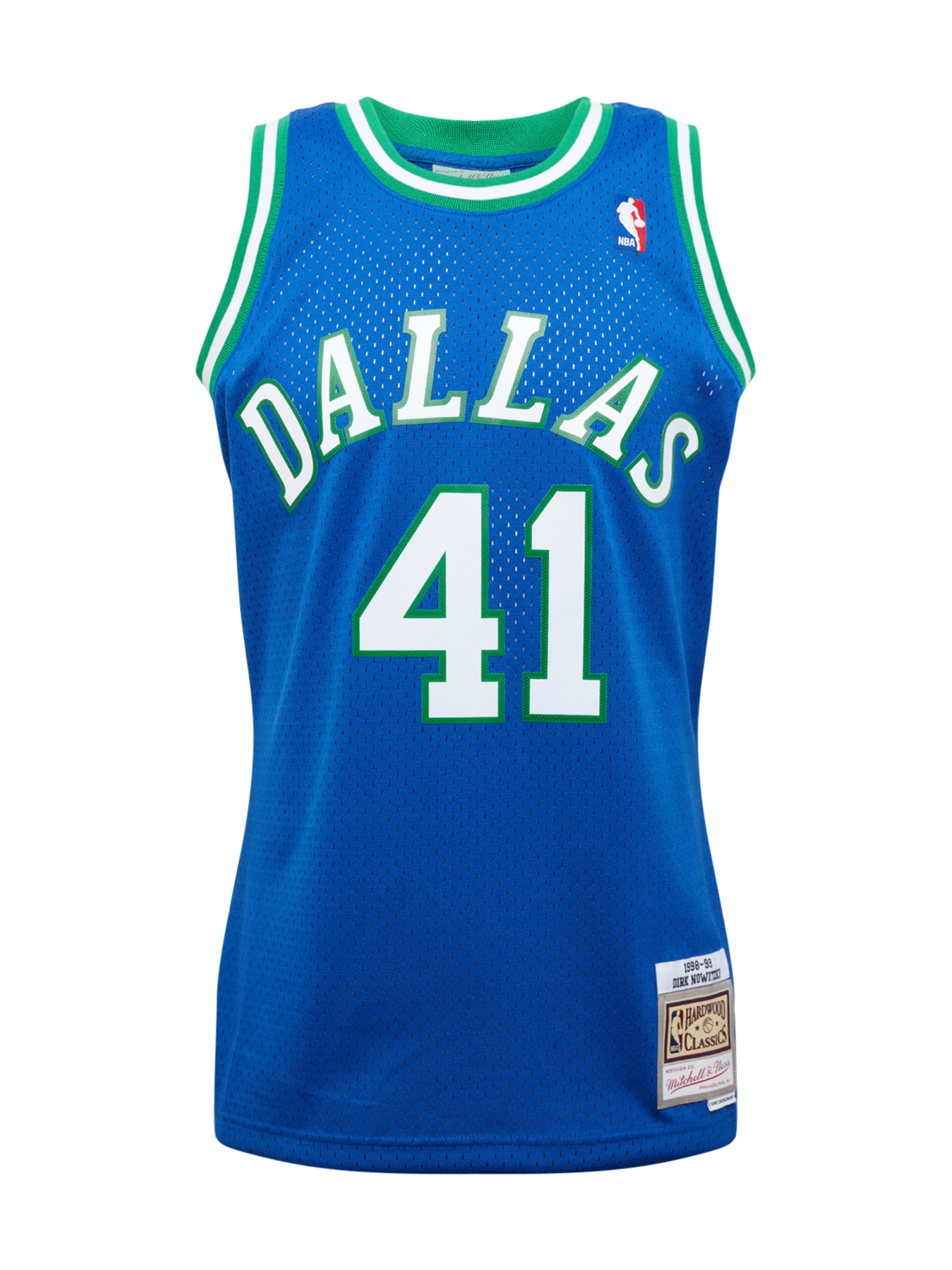 

Mitchell & Ness Футболка Regular fit 'DALLAS MAVERICKS' в цвете Royal Blue