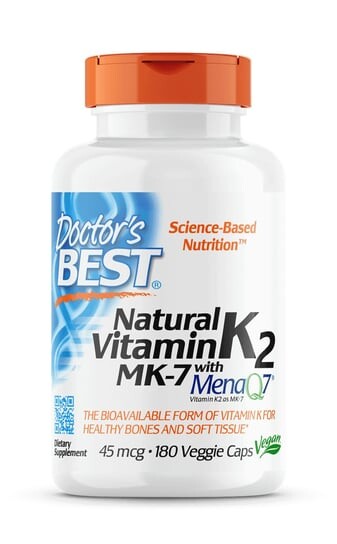 

Doctor'S Best, Витамин K2 Mk7, 45 мкг, 180 Ка Inna marka