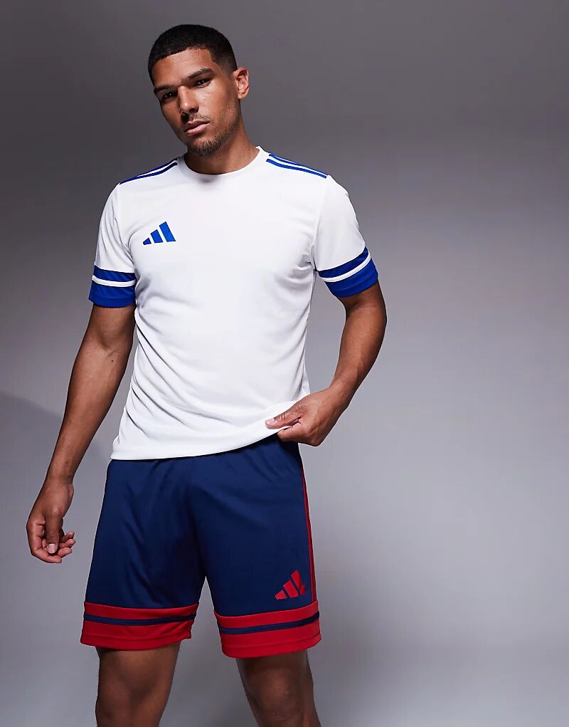 

Футбольные шорты adidas Squadra25 темно-синего и белого цветов Adidas Performance