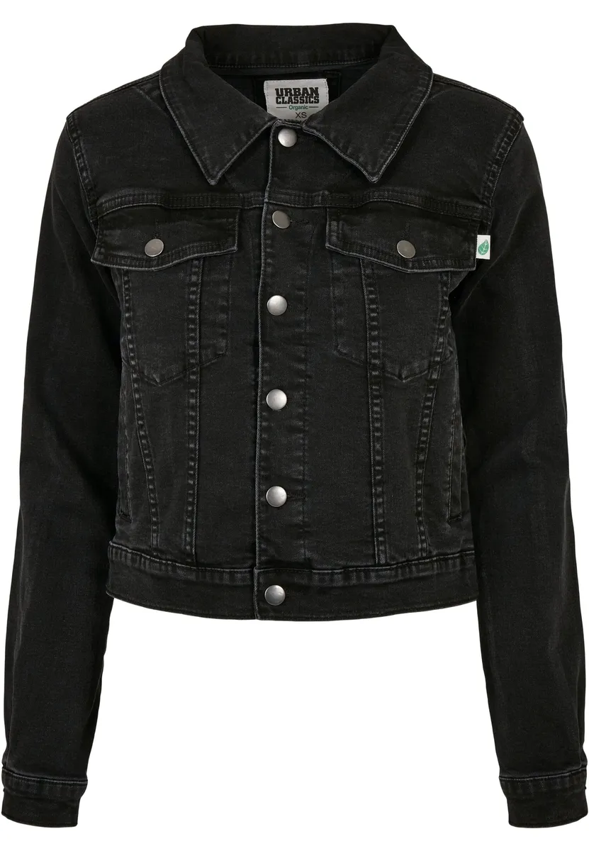 

Джинсовая куртка URBAN CLASSICS " Urban Classics Women's Ladies Organic Denim Jacket" (1 шт.), без капюшона, черный