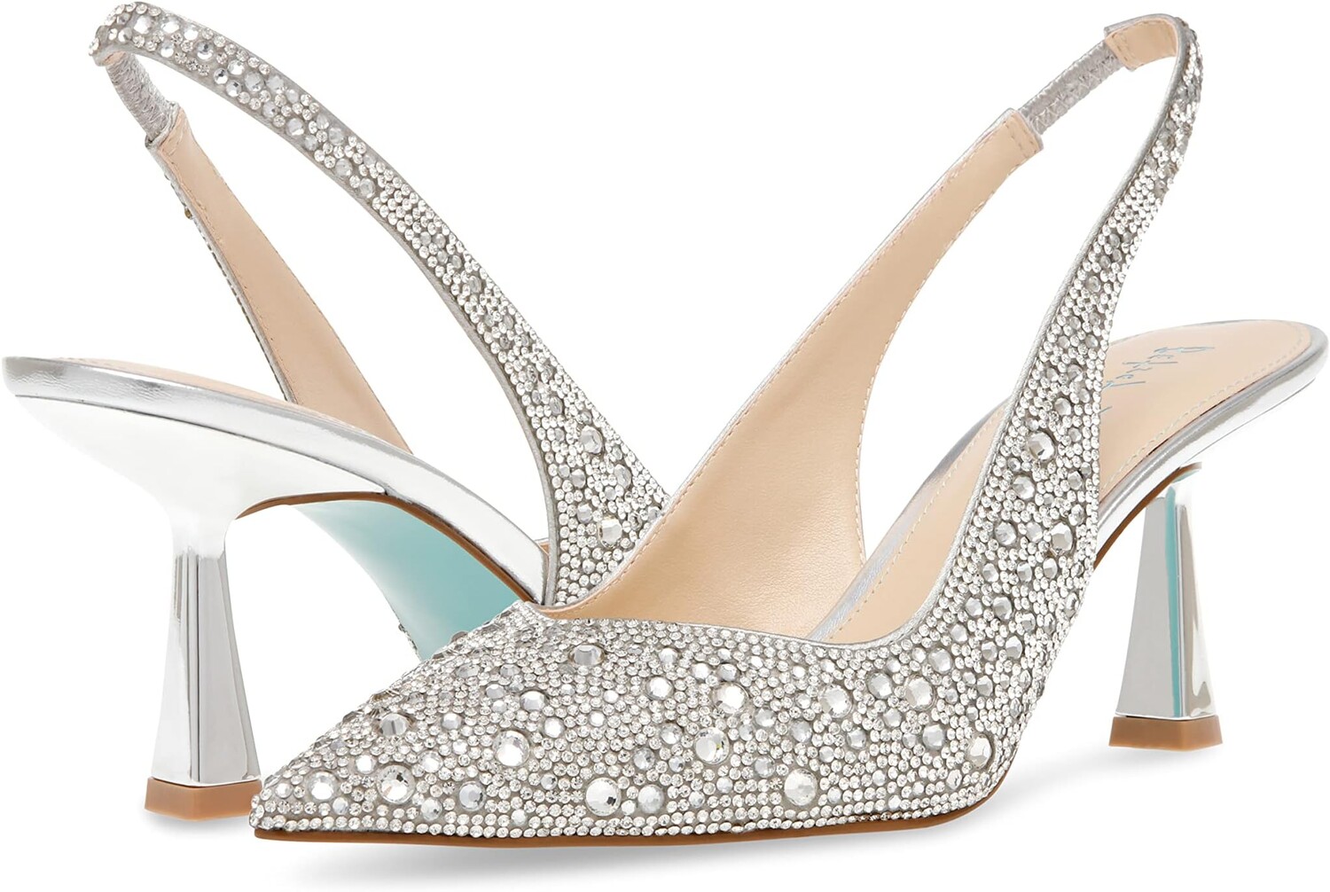 

Туфли Clark Blue by Betsey Johnson, цвет Silver