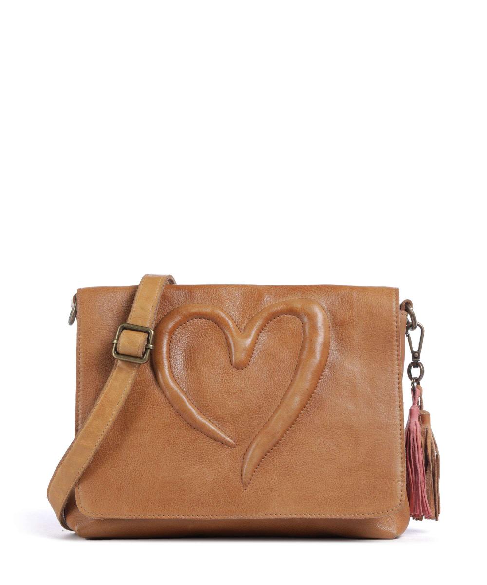 

Сумка Herzweg 3 из зернистой кожи Taschendieb Wien, коричневый
